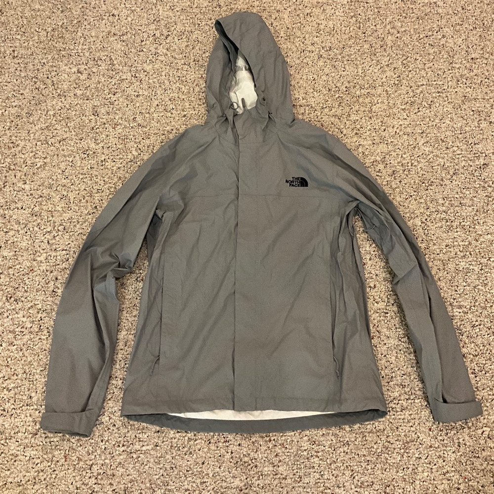 The North Face Grey Windbreaker Jacket